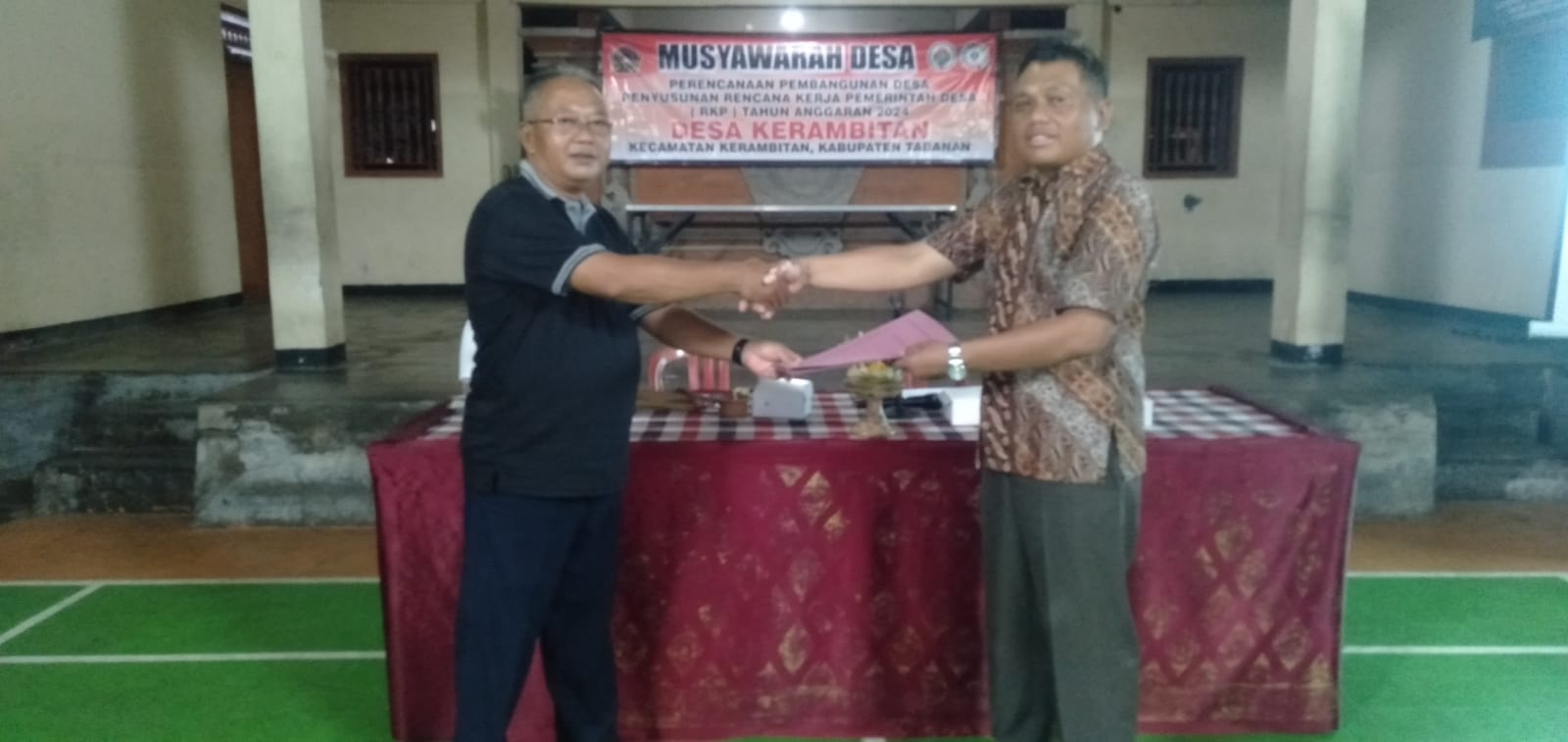 Musyawarah Desa Perencanaan Pembangunan  dan RKP Desa Tahun 2024